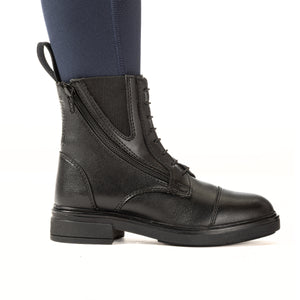 Boots d'équitation enfant Findus doublées néoprène, noir