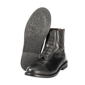 Boots d'équitation Titus assemblage de cuirs, noir