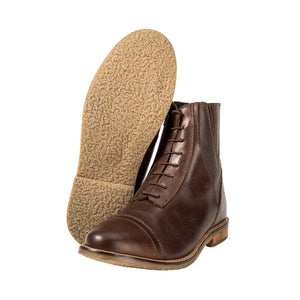 Boots d'équitation Titus assemblage de cuirs, marron