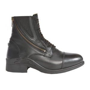 Boots d'équitation Meridius en cuir souple, noir