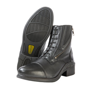 Boots d'équitation Meridius en cuir souple, noir