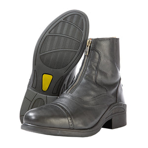 Boots d'équitation Lucius fermeture éclair avant, noir