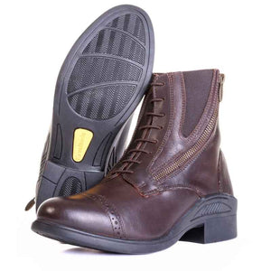 Boots d'équitation Romulus en cuir huilé, marron