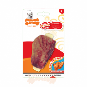 Aile de poulet à mâcher en nylon Nylabone taille S pour chien
