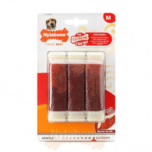 Travers de porc à mâcher en nylon Nylabone taille M pour chien