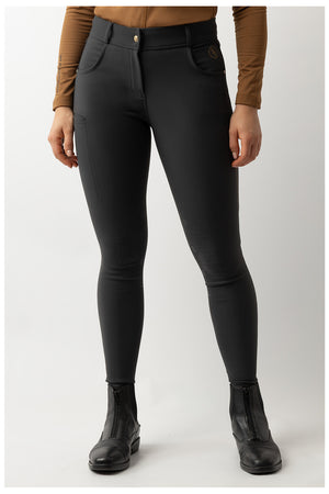 Pantalon d'équitation BR Lendsey femme, basanes aux genoux