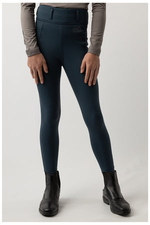 Collant d'équitation BR Eevolv Loena enfant, fond silicone
