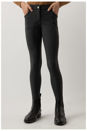 Pantalon d'équitation BR Eevolv Loty enfant, fond silicone