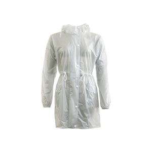Imperméable transparent BR à capuche et visière