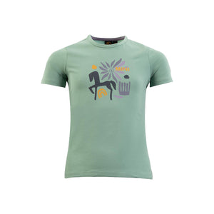 T-shirt BR Mini Horse enfant en coton extensible - feldspar