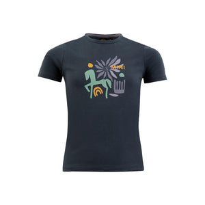 T-shirt BR Mini Horse enfant en coton extensible - midnight-navy