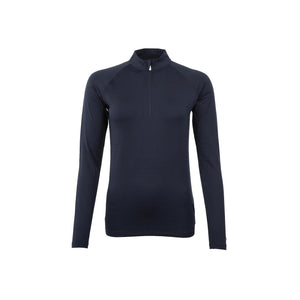 Pull zippé BR Event manches longues - navy