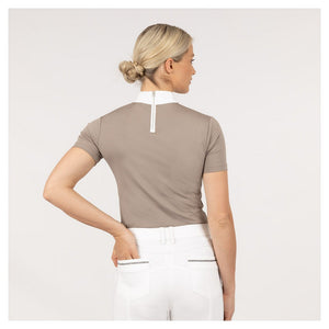 BR – Polo BR Cynthia Competition femme Beige M  | Sellerie Bucéphale