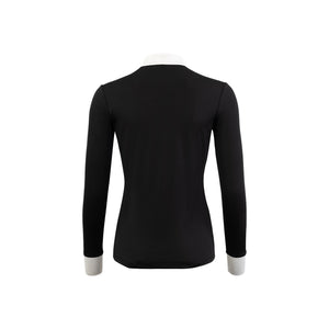 Chemise de concours BR Maglie femme, manches longues – Noir