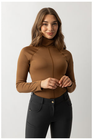 Col roulé BR Leonel femme - cognac-ochre