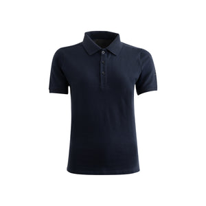 Polo BR Essentials unisexe en piqué de coton - navy-blazer
