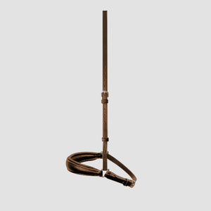 Muserolle Passier 679 allemande pour bridon Juno coloris Havane (rendu)