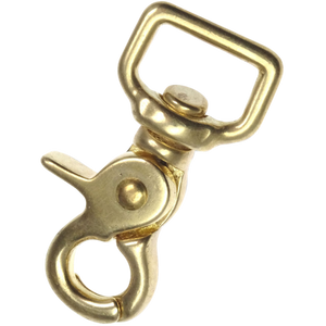 Mousqueton à ciseaux Sprenger laiton poli 63 mm, 17 et 20 mm