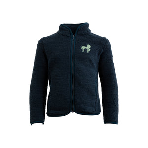 Veste polaire teddy BR Mini enfant zippée - midnight-navy