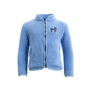 Veste polaire teddy BR Mini enfant zippée - little-blue