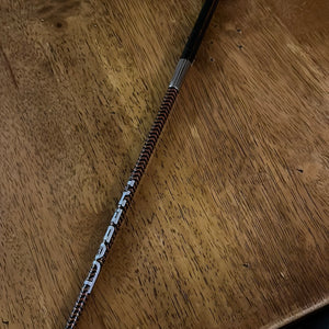 Döbert – Stick Döbert poignée cuir et claquette fine Marron/Noir 130cm  | Sellerie Bucéphale