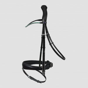 Passier – Bridon anatomique Fantastic Passier Noir Cob Muserolle anatomique à anneaux noseband amovible | Sellerie Bucéphale