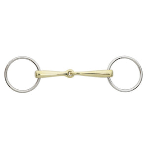 Mors de filet à anneaux KavalBit 16 mm simple brisure
