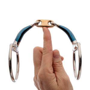 Mors olive Ergonomic sweet iron 14 mm double brisure Lock Up — vue 3