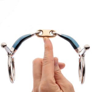 Mors à aiguilles Ergonomic sweet iron 14 mm double brisure Lock Up — vue 4