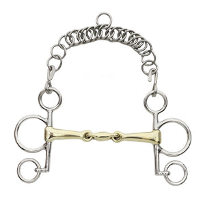 Pelham KavalBit 16 mm double brisure, branches courtes