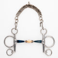 Image for Ergonomikus Pelham, sweet iron, 14 mm-es, dupla tört, Lock Up, rövid szárakkal