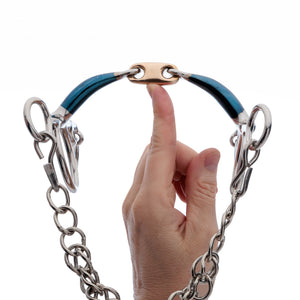 Pelham Ergonomic sweet iron 14 mm double brisure Lock Up, branches longues — vue 3
