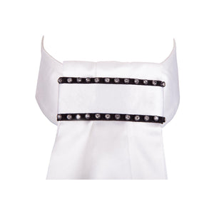 Plastron de concours BR London enfant – Blanc