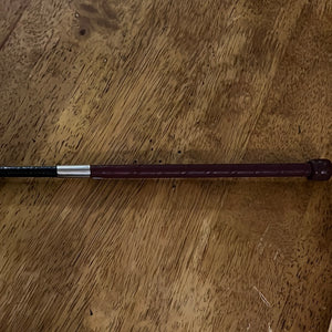 Döbert – Stick Döbert poignée cuir et claquette fine Marron 140cm  | Sellerie Bucéphale