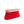 Bouchon de pansage Premiere grand poils 8 cm rouge