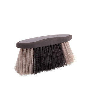 Bouchon de pansage Premiere Soft Grip dur moyen poils 7 cm noir-gris
