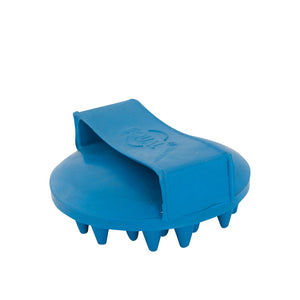 Étrille de massage ronde Premiere en caoutchouc bleu