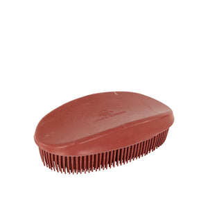 Brosse de tête Premiere Face en caoutchouc souple rouge