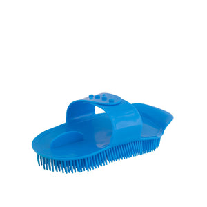 Étrille en plastique Premiere à passant réglable bleu