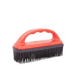 Brosse Premiere Super Groom pour textiles - rouge-noir