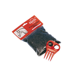 Kit de tressage Premiere 250 élastiques et peigne noir