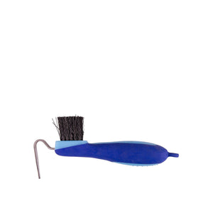 Cure-pieds Premiere Soft Grip avec brosse cobalt-bleu-clair