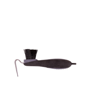 Cure-pieds Premiere Soft Grip avec brosse noir-gris