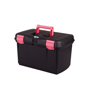 Coffre de pansage Panaro Carlo 40,5 cm cadenassable noir-fuchsia