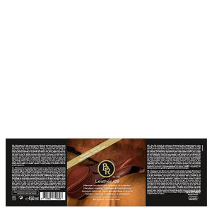 Huile pour cuir BR à la cire d'abeille 450 ml, avec brosse
