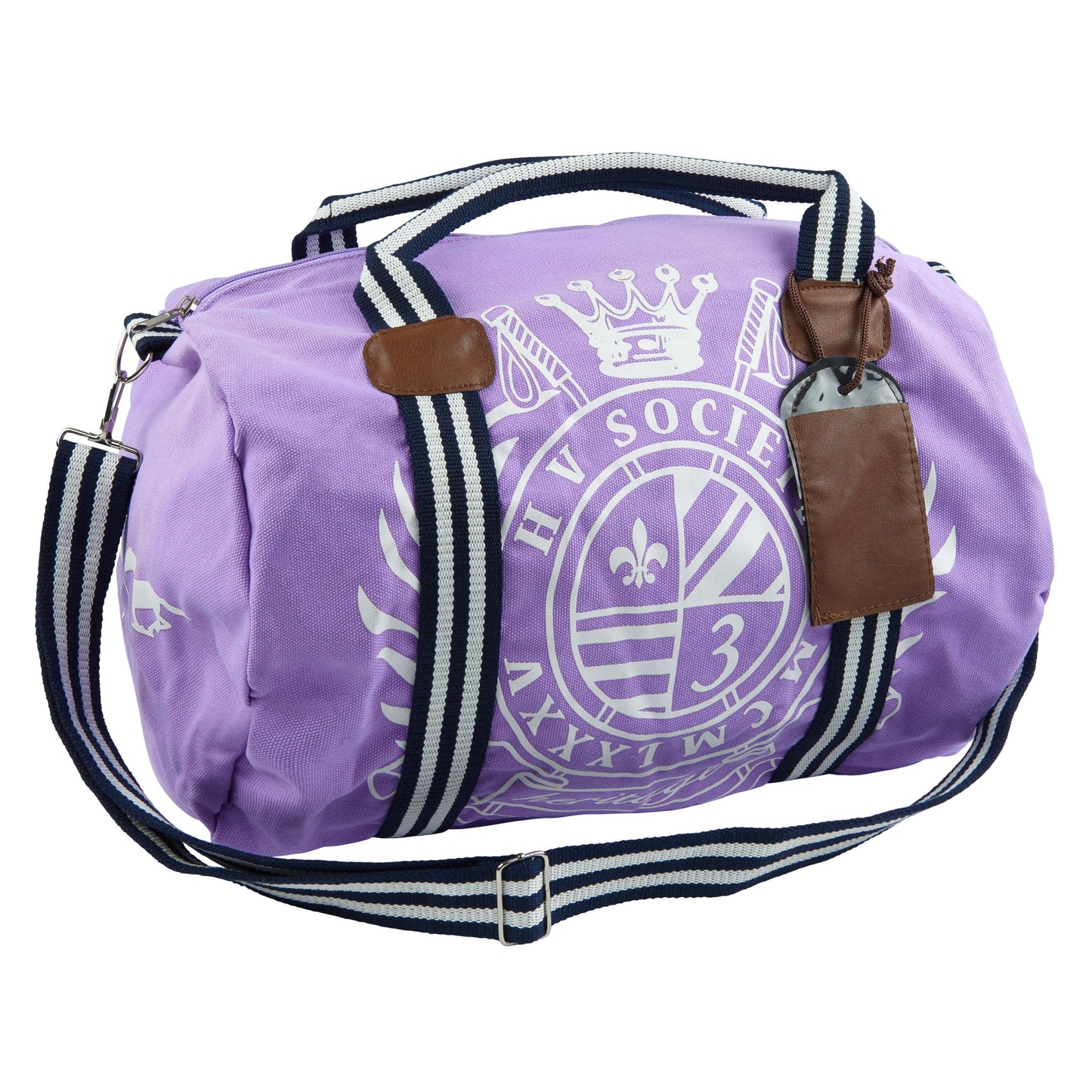 HV Polo – Canvas Sportbag Favouritas Violet  | Sellerie Bucéphale