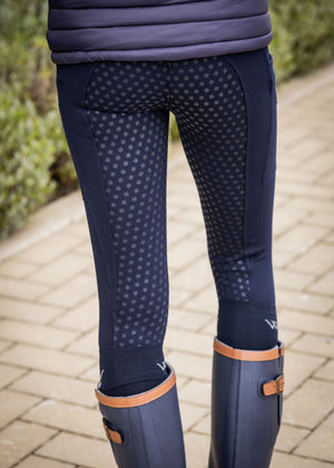 Woof Wear – Legging d'équitation hiver Full Seat Woof Wear Navy 4 | Sellerie Bucéphale