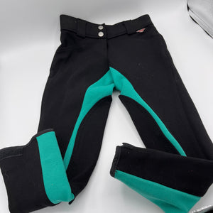 Divers – Culotte Lowhip Red Horse Noir- Vert lagon 12 ans  | Sellerie Bucéphale
