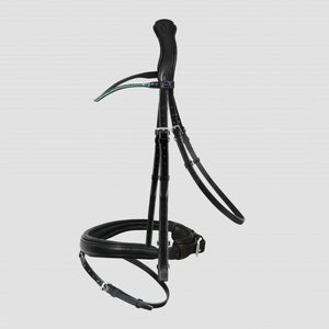 Bridon anatomique Fantastic Passier Muserolle anatomique pull-back mat coloris Noir | Sellerie Bucéphale