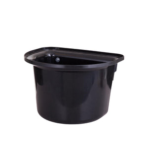 Mangeoire demi-ronde Stubbs 15 L noir